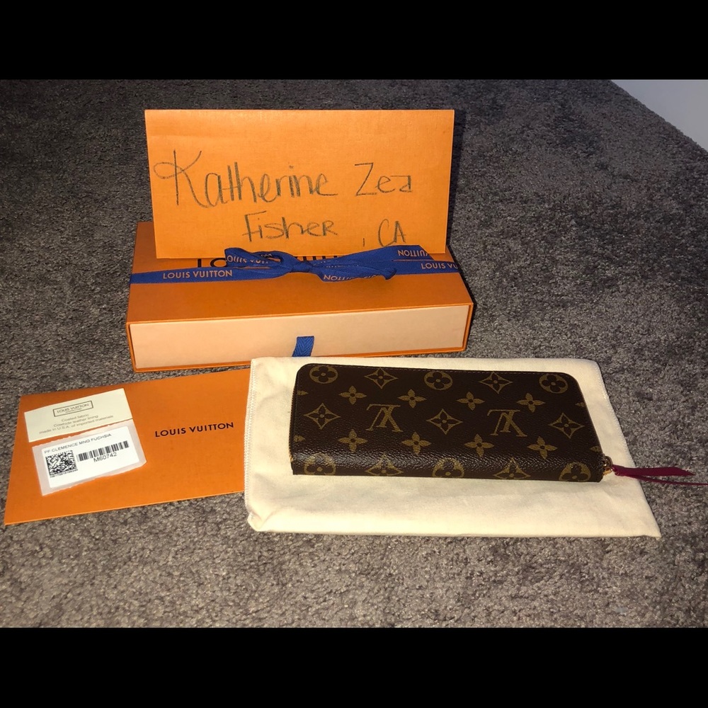 Louis Vuitton Clemence Wallet in Monogram